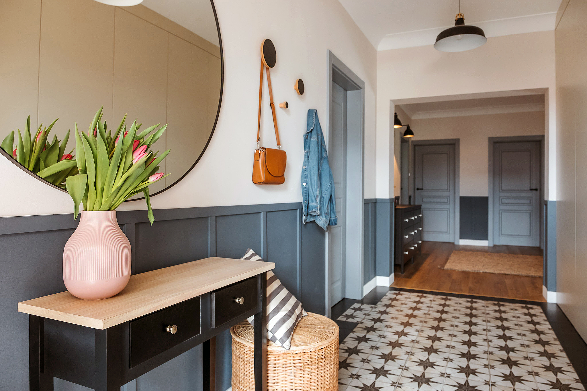 Projektowanie wnętrz Trójmiasto - korytarz - Nurt.Studio